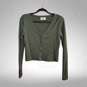 Old Navy Button Front Ribbed Cardigan